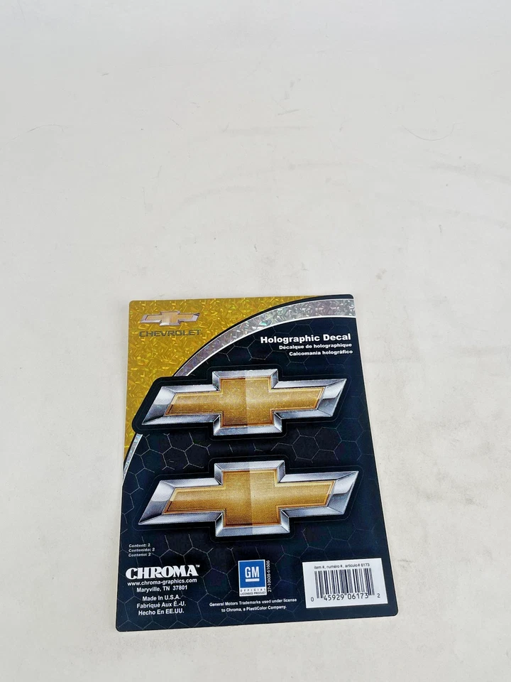 授权雪佛兰全息图贴花贴纸汽车家庭办公室行李箱 3/张 — 第 4/4 张图片
