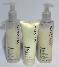 2 Mary Kay Satin Hands SMOOTHIE Hand Scrub Cream Fragrance Free Pumps TWO New
