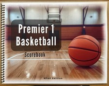 Premiere 1 Basketball Scorebook 15 Player 35 Games Side By Side