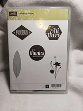 Stampin' Up! "See Ya Later" 4 Rubber Stamps Set 