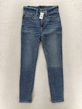 J.Crew High-Rise Skinny Jeans Womens 26 Blue Medium Wash Stretch Denim Preppy