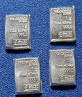 A LOT OF FOUR (4) DIFFERENT 1 GRAM VALCAMBI .999 FINE SILVER BARS