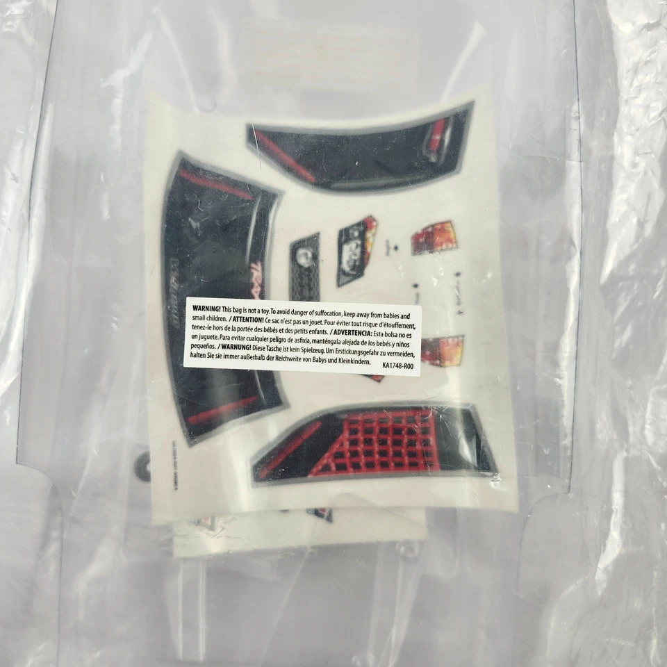 Traxxas Rustler Clear Body 3714 with Decals Brand New Unopened - Image 4 of 4