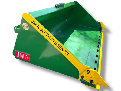 JMA 80in Skid Steer Bucket Pin-On General Purpose Heavy Duty Steel Attachment