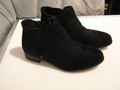 Damen Stiefeletten Gr.42 City Line Schwarz  Wildleder neu Stiefel Winter Schuhe