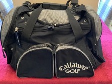Callaway Golf Kit Bag schwarz mit Tragegriffen & Schultergurt guter Zustand