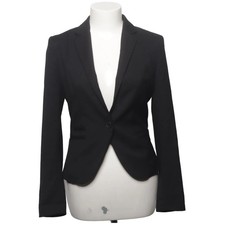 H&M, Blazer, Größe: 36, Schwarz, Elasthan/Polyester/Viskose, Damen #Fud