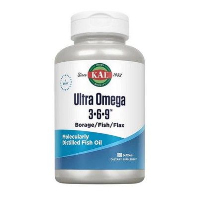 Ultra Omega 3-6-9 100 Softgels  by Kal