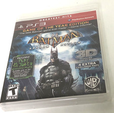 Batman Arkham Asylum Game of the Year Edition Playstation 3 2010 PS3 TESTED