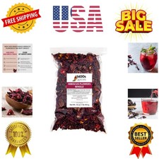 1lb Dried Whole Hibiscus Flowers and Petals, Flor de Jamaica, Sorrel Flower, ...