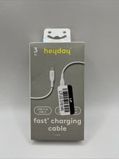 Heyday 3 FT Fast Charging Cable USB-C To USB-C, White