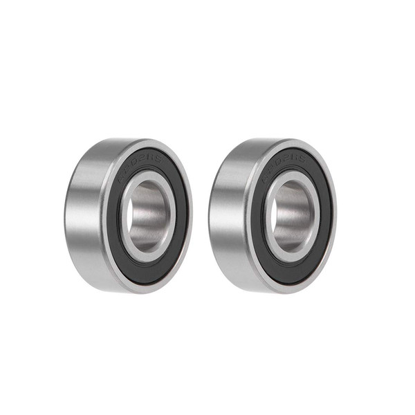 2 StüCk Rillenkugellager 6202-2RS Z2 Doppelt Geschirmt Kohlenstoffstahl 15Mm X 3-image