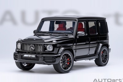 1/18 Mercedes-Benz AMG G63 Black W/ Red Interior 2019 Model Car By