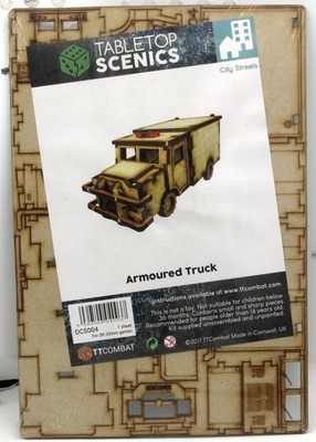 TTCombat DCS004 Armoured Truck (City Streets) Vehicle Scenery Miniature Kit