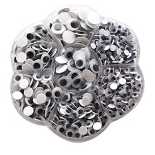 Googly Wiggle Eyes with Self Adhesive 700 Pieces Assorted Sizes 4 to 12mm
