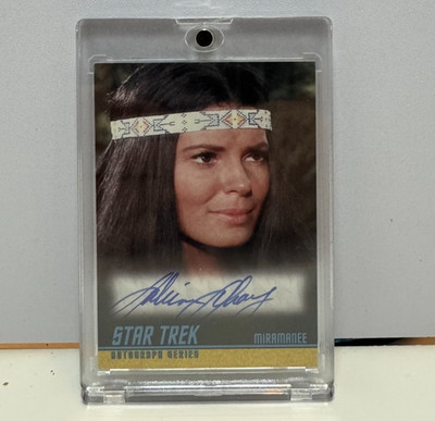 2009 Star Trek: TOS 40th S3 Sabrina Scharf as Miramanee A207 autograph card