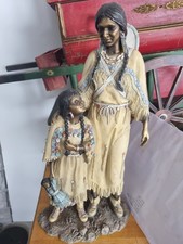 Native American Woman with child and papoose Leonardo Collection Bright Star