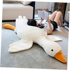 Giant Goose Plush, 6 Foot Goose Stuffed Animal, Cute 75inch / 190cm White