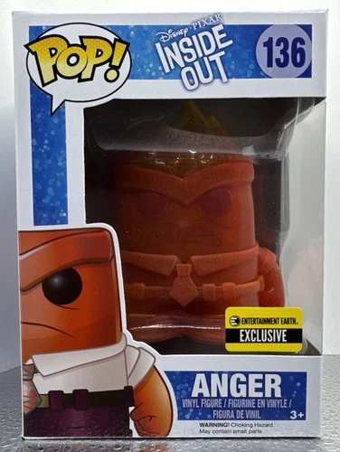 Funko Pop Anger #136 Exclusive Disney Pixar Inside Out Collectible Figure