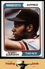 1974 Topps #527 Bobby Darwin Minnesota Twins Baseball Card EX