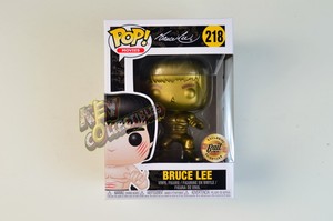 2018 Anime Expo BAIT Exclusive GOLD BRUCE LEE Funko POP! Figure #218 | eBay