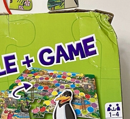 Rompecabezas Noris XXL Niños + Juego 45 Zoo Edad 3+ Nuevo Pero La caja está dañada. Foto 4 de 4