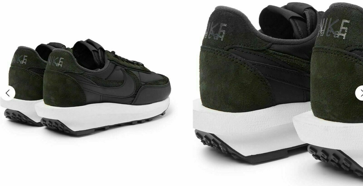 SACAI X NIKE LDWAFFLE BLACK TRAINERS SNEAKERS SCHUHE TURNSCHUHE