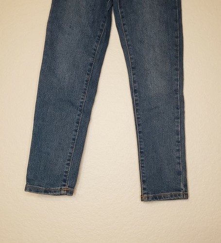 Levi's Kids Unisex Blue Denim Elastic Waist Pull On Slim Fit Skinny Jeans 6X - Picture 3 of 10
