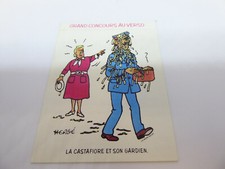  AUTOCOLLANT / STICKER - TINTIN - LA CASTAFIORE ET SON GARDIEN / VACHE QUI RIT 