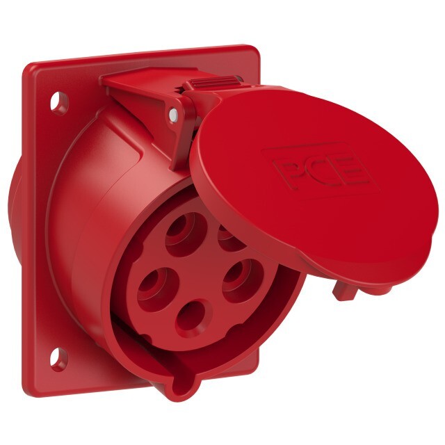 Pce Rot Steckdose, 425-6 Anbaudose Schräg 32A 5P 6H Ip44/54 - Image 2