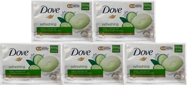 5 x DOVE Refreshing Beauty Cream Bar 4 x 90g (insgesamt 20 Riegel)