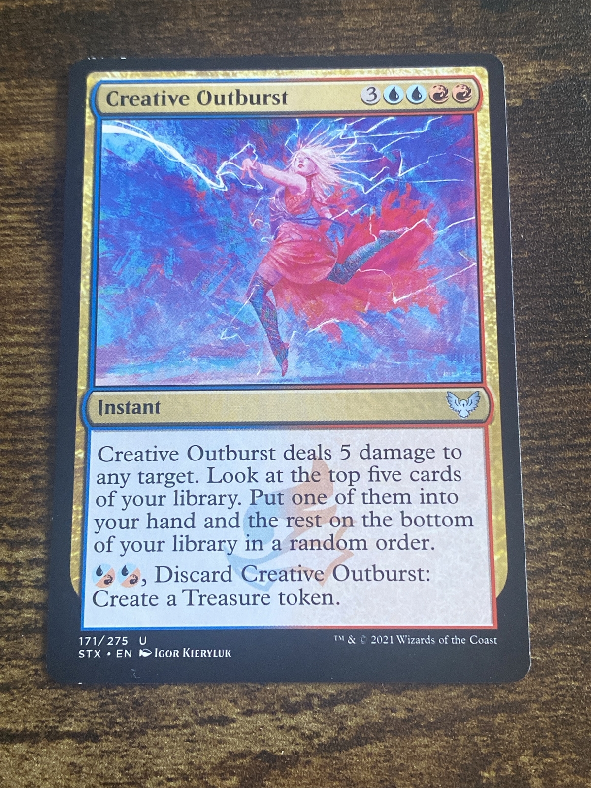 Creative Outburst 171/275 Strixhaven: School of Mages Uncommon MTG ...