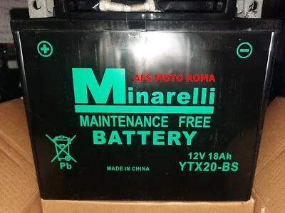 BATTERIA MOTORPARTS YTX20-BS PER MOTO GUZZI CALIFORNIA AQUILA NERA 1100 4T-4V 09