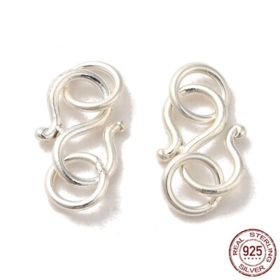 Qulltk S925 Sterling Silver Necklace Clasps and Closures