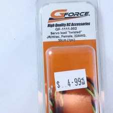 Servo Lead Twisted Wire JR Hitec Female 30cm 22AWG GF-1111-002 GForce RC Part
