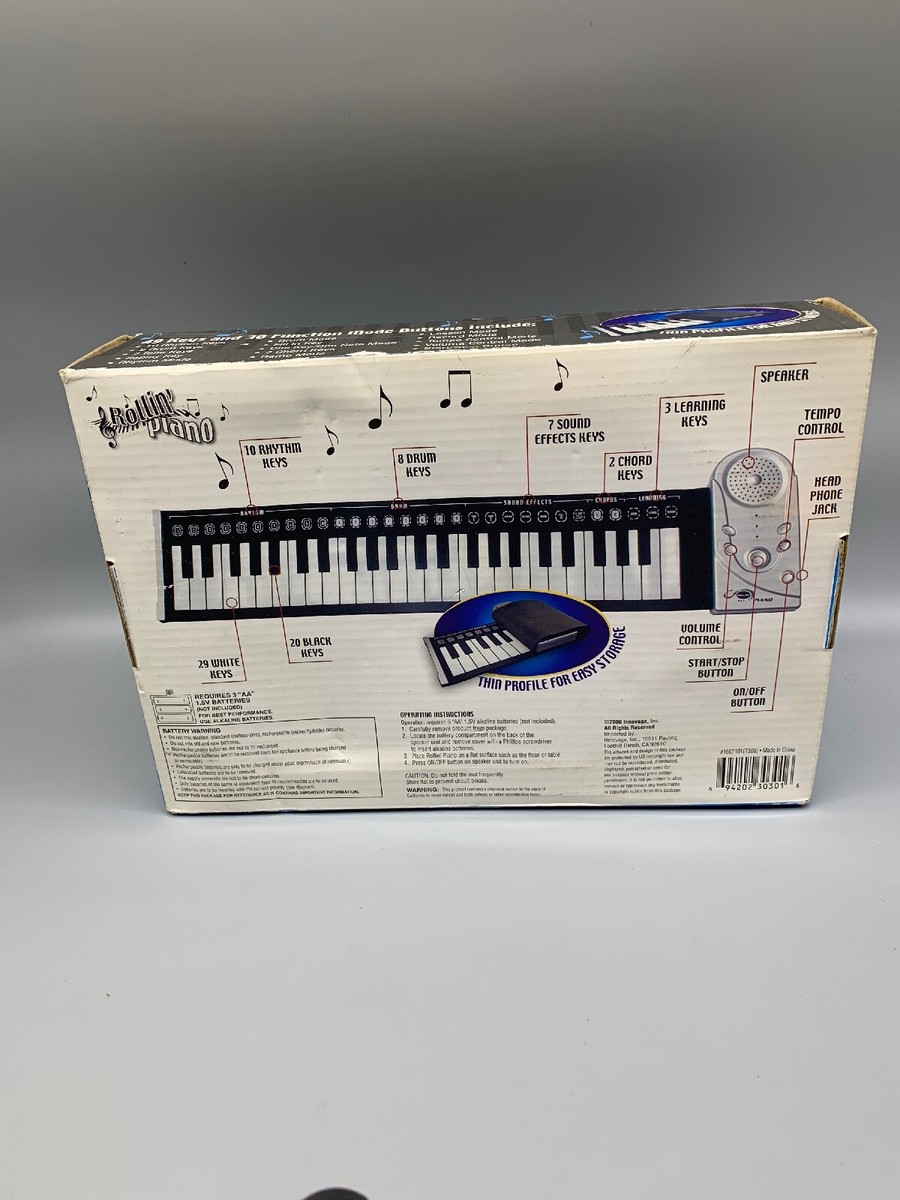Rollin Piano Keyboard ~ 49 Keys ~ 30 Functions Soft Mat