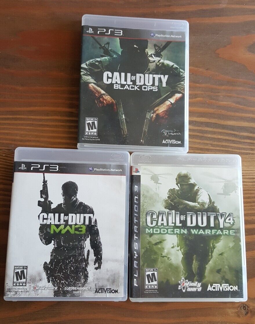 Call Of Duty Game Lot - Black Ops, Modern Warfare 3, Modern Warfare | eBay