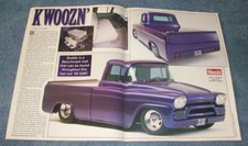 1959 Gmc 100 Fleetside Custom Pickup Vintage Article K Woozn 
