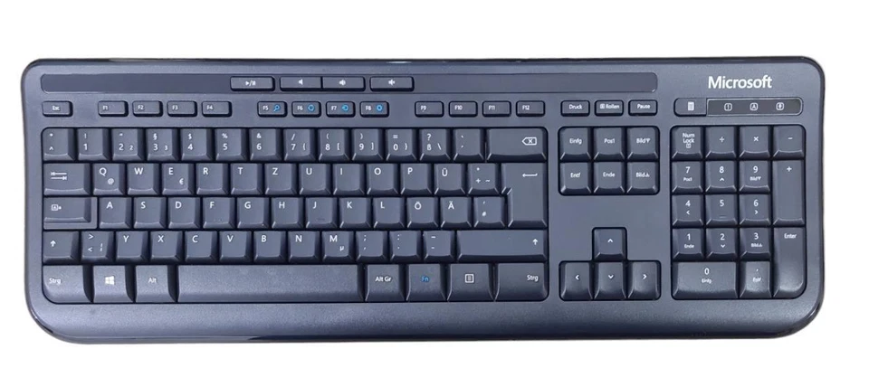 Microsoft 600 Keyboard and Mouse USB Wired German QWERTZ Layout - Image 2 of 4