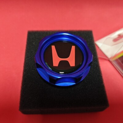 BLAU H SPORT ALUMINIUM MOTOR Ölkappe FÜR CIVIC ACCORD CRZ CRV S2000 INTEGRA JAZZ