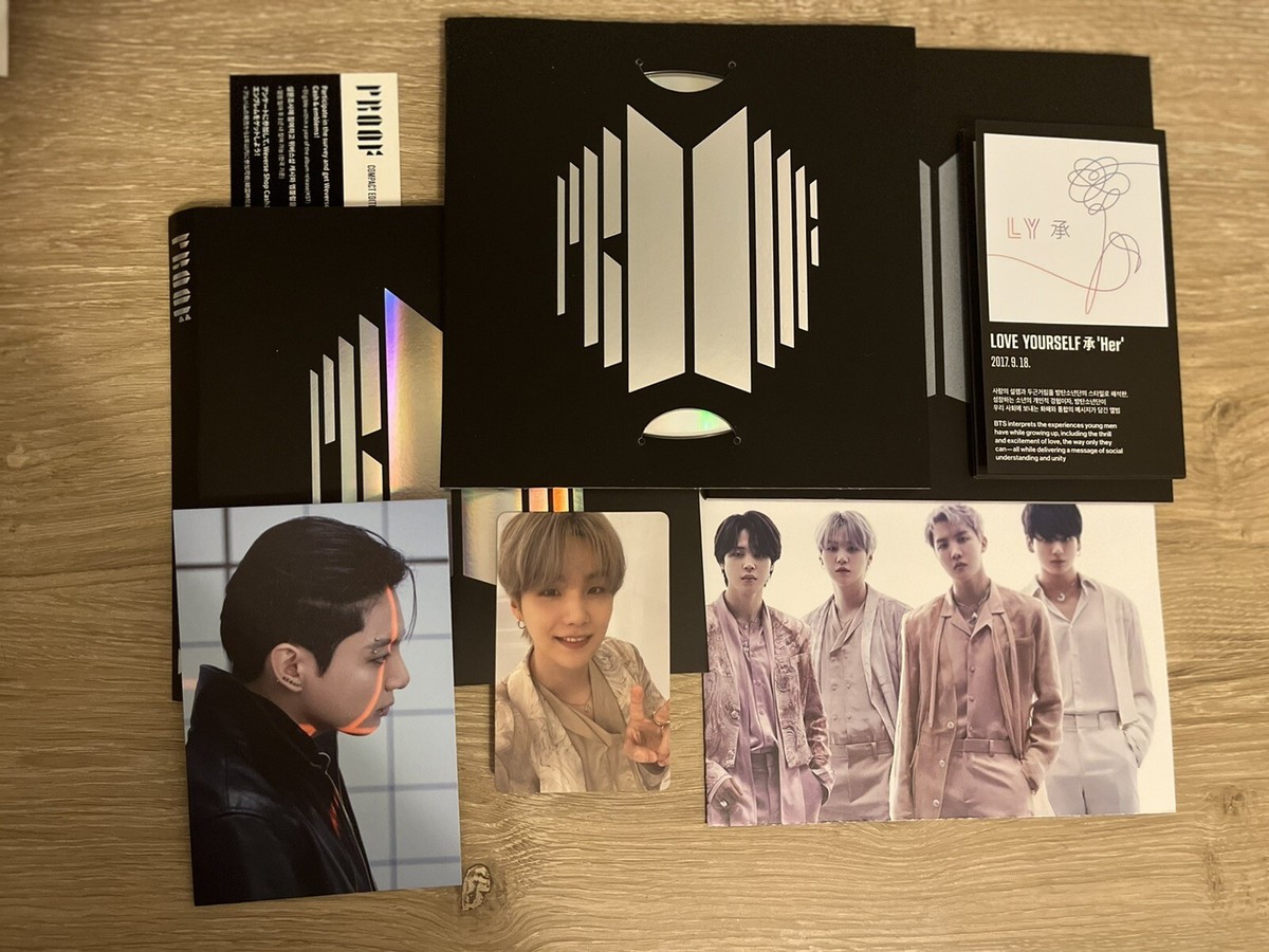 BTS Proof Compact Edition Suga PC Photocard Jungkook JK Postcard