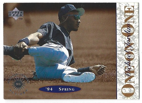 Michael Jordan #1 1995 Upper Deck Minors One On One card