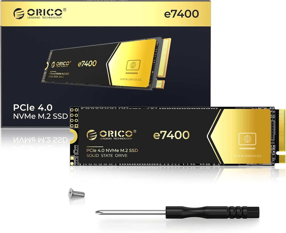 ORICO 2TB NVMe SSD PCIe 4.0 7400MB/s, M.2 SSD 2280 PCIe 4.0 ORICO 2TB NVMe SSD PCIe 4.0 7400MB/s, M.2 SSD 2280 PCIe 4.0