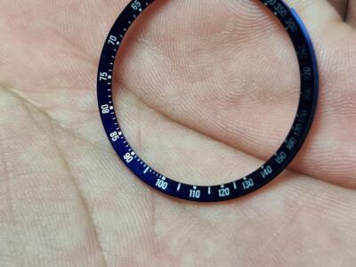 Genuine Used Blue Chapter / Dial Ring Seiko 6139 - 6010 /11 /12