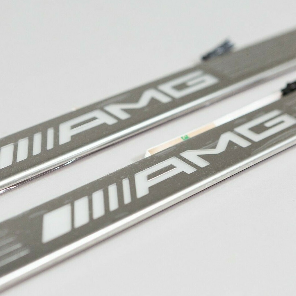 New genuine Mercedes A class W177 AMG LED illuminated door sill panels