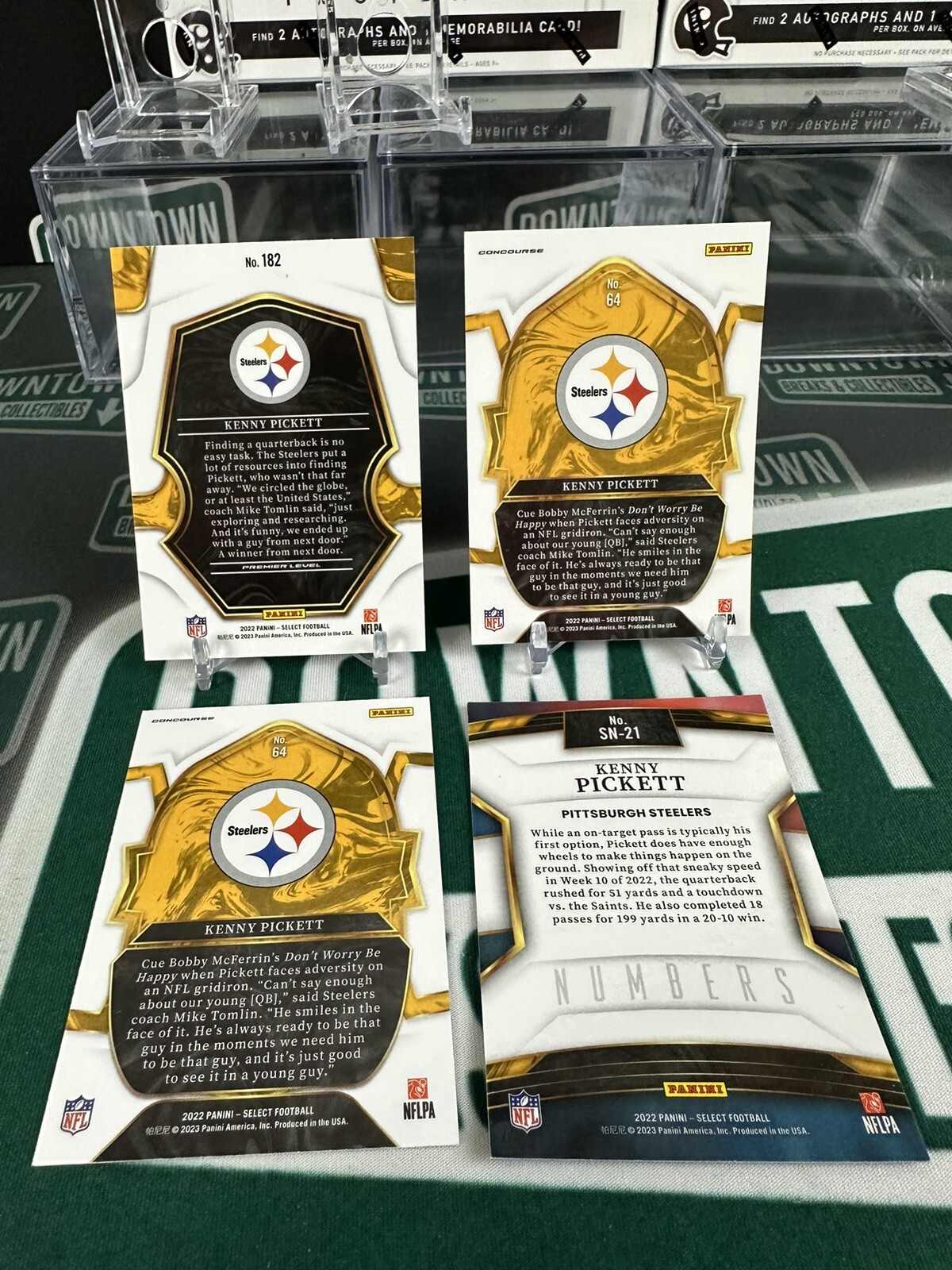 2022 Select Kenny Pickett Concourse Premier Numbers Rookie Cards Steelers eBay