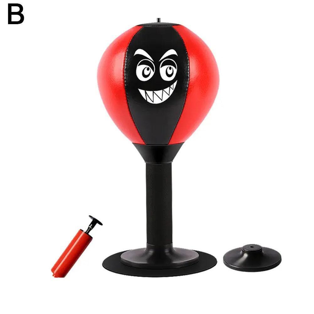 Stress-Relieving Punching Bag with Suction Cup for Desk or Table R7H6