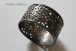 early Chinese imperial silver openwork bracelet from prominent estate