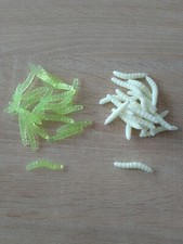 40  künstliche Gummiköder 3,8cm lang / Durc...