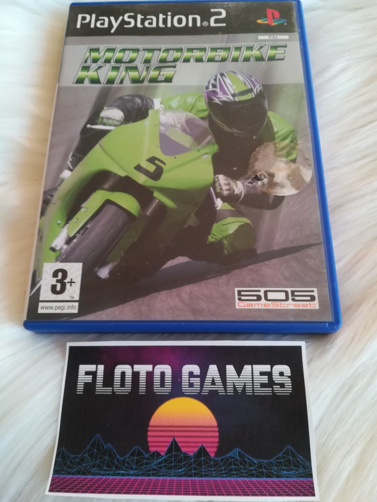 Jeu Motorbike King 505 pour Sony Playstation 2 PS2 Complet CIB - Floto Games